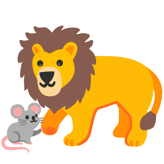 mouse lion face