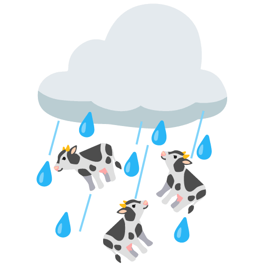 cow rain cloud