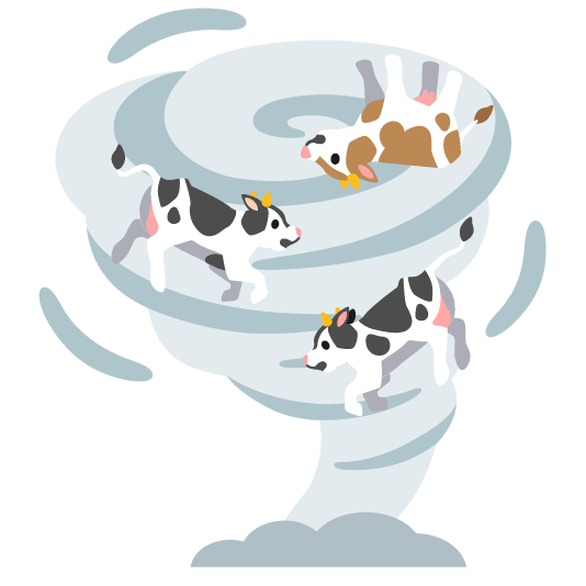 cow tornado