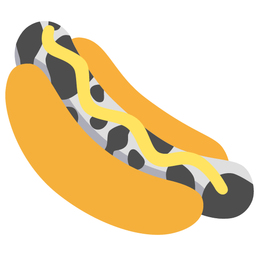 cow hotdog