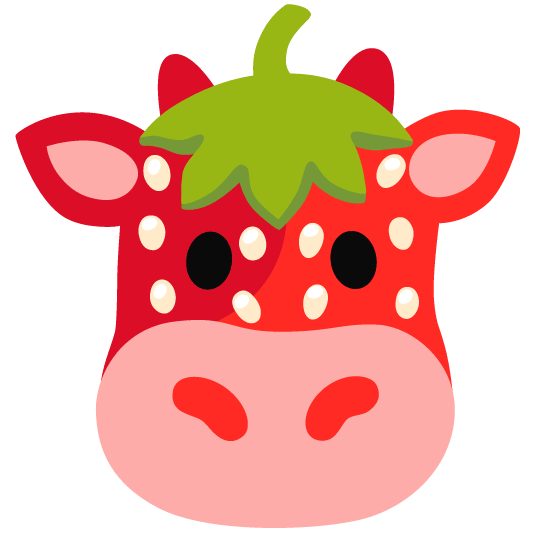 cow strawberry