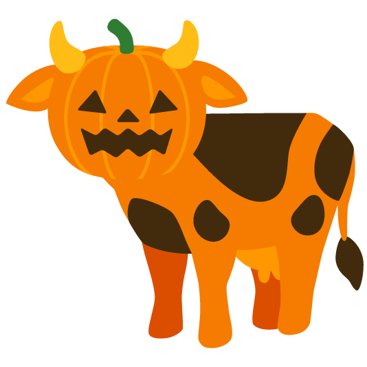 cow jack o lantern