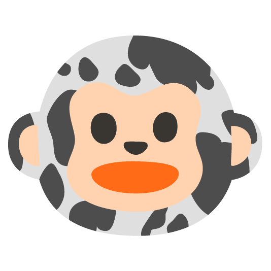 cow monkey face