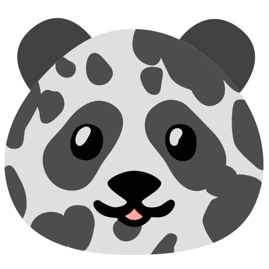 cow panda face