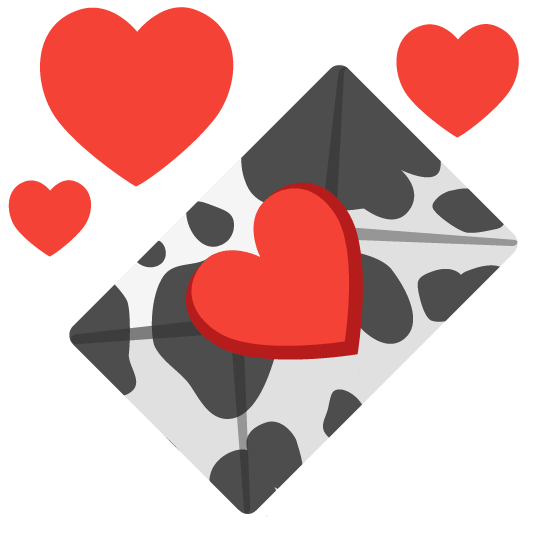 cow love letter