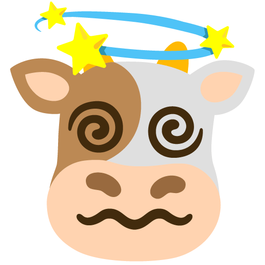 cow dizzy