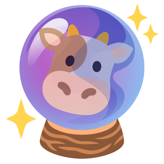 cow crystal ball