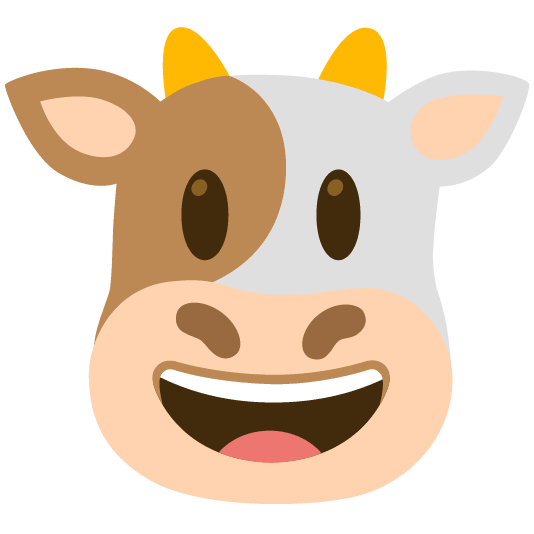 cow smiley