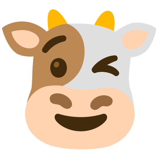 cow wink