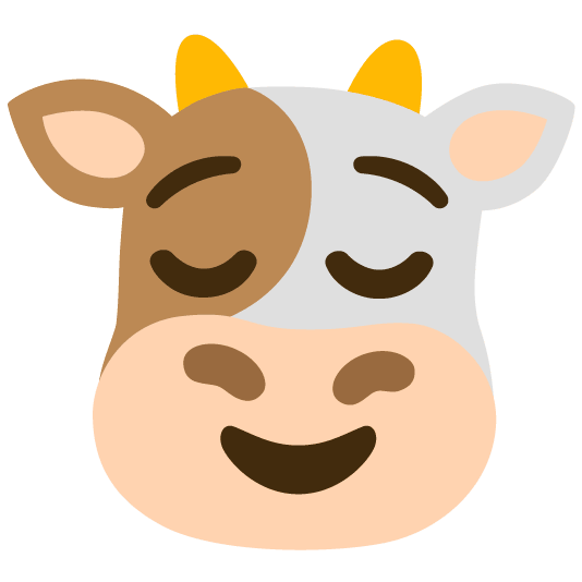 cow relieved