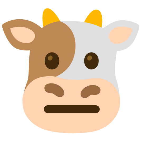 cow neutral face