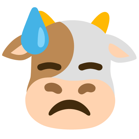 cow sweat
