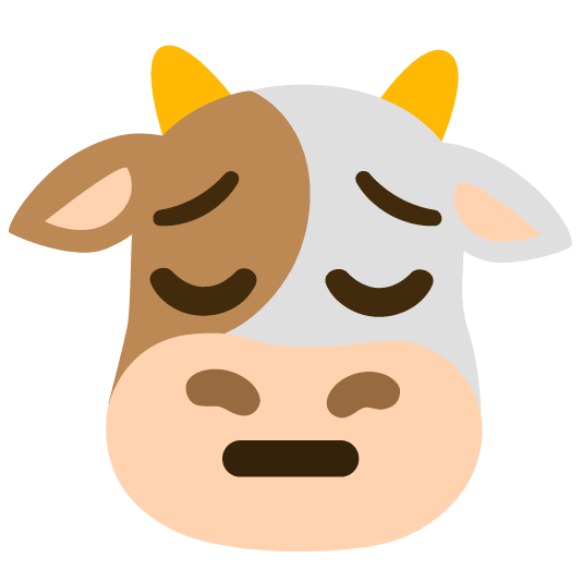 cow pensive