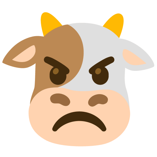 cow angry