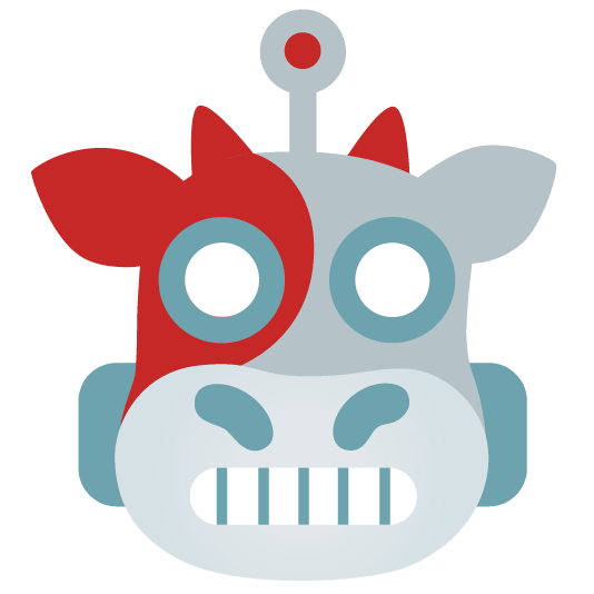 cow robot face