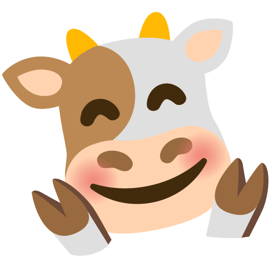 cow hugging face