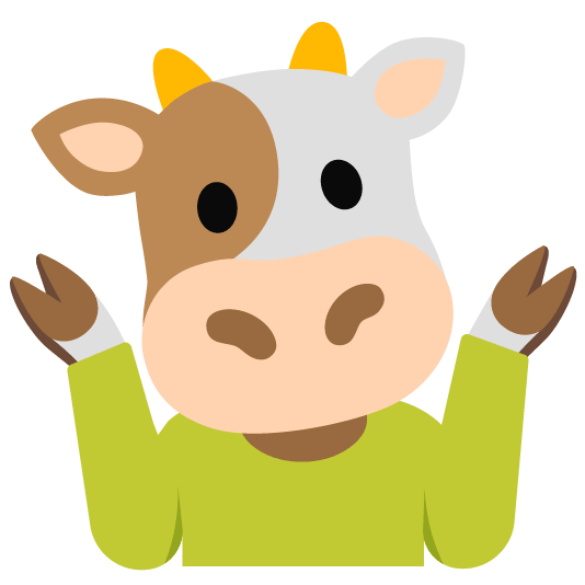 cow shrug