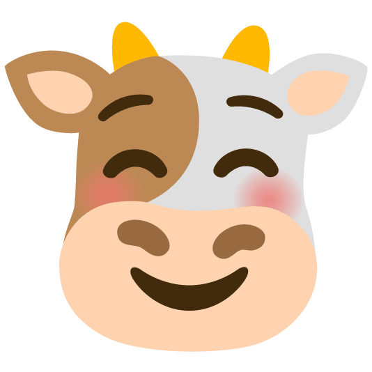 cow relaxed