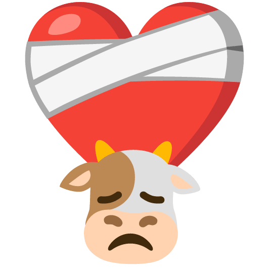 cow mending heart