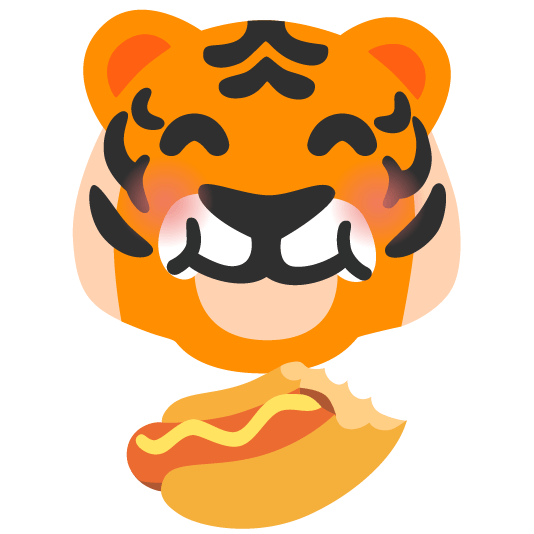 tiger hotdog