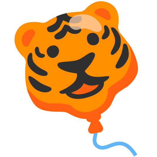 tiger balloon