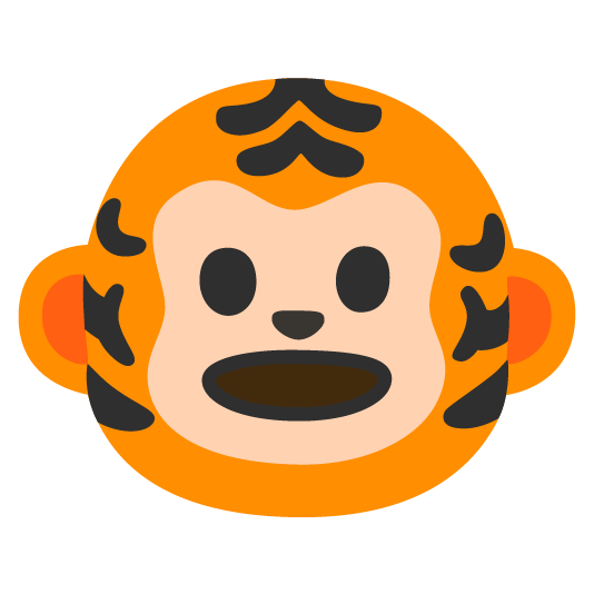 tiger monkey face