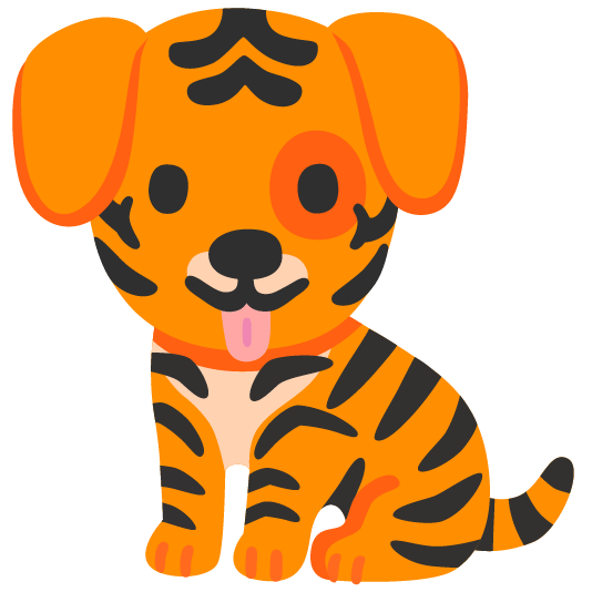 tiger dog