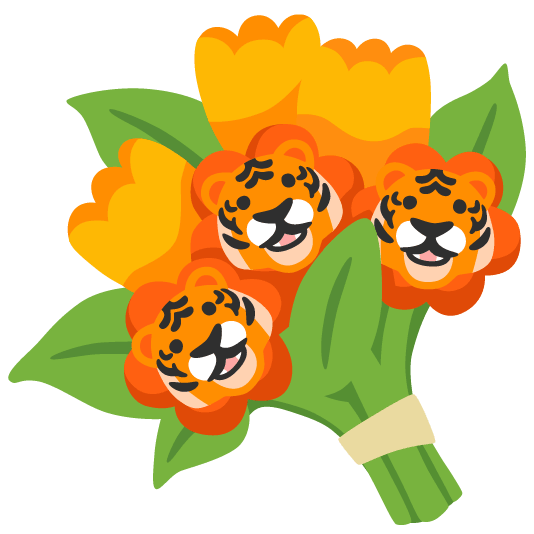 tiger bouquet