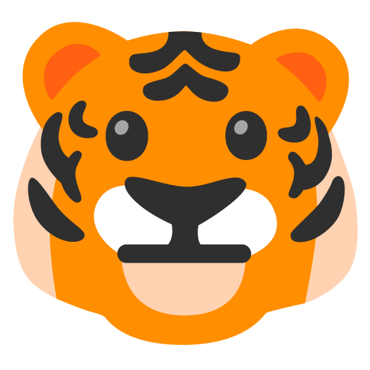 tiger neutral face