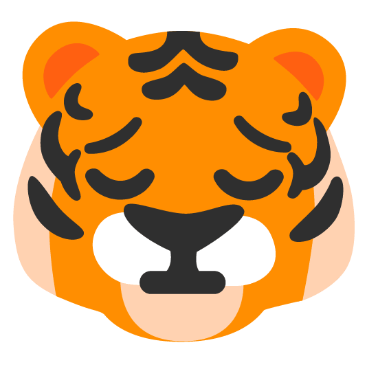 tiger pensive
