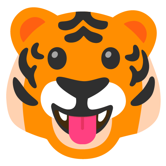 tiger stuck out tongue