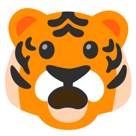 tiger frowning