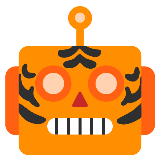 tiger robot face