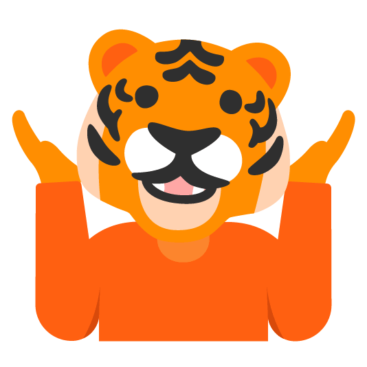 tiger shrug