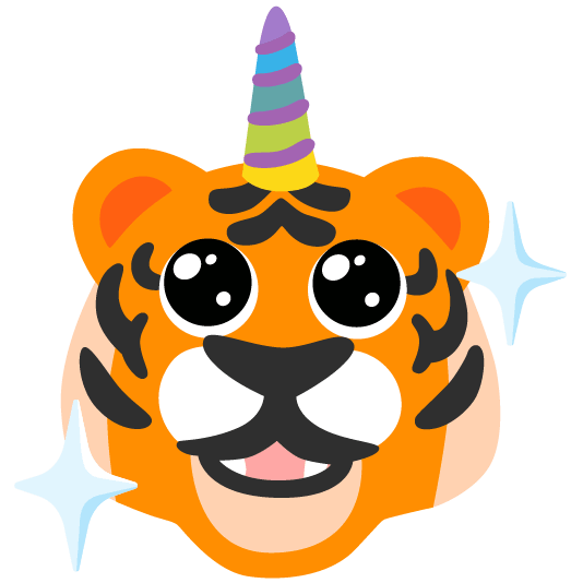 tiger unicorn face