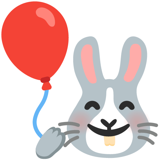 rabbit balloon