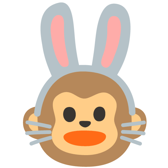 rabbit monkey face