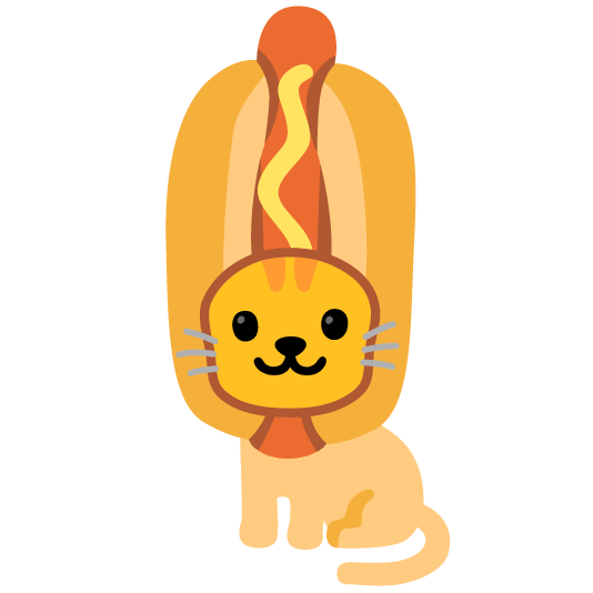 cat hotdog