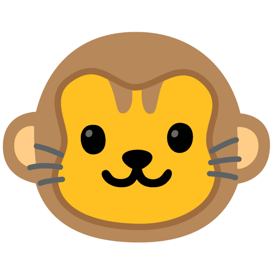 cat monkey face