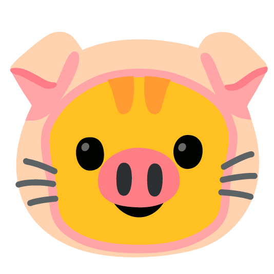 cat pig