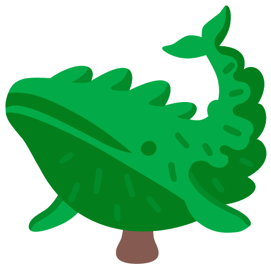 whale evergreen tree