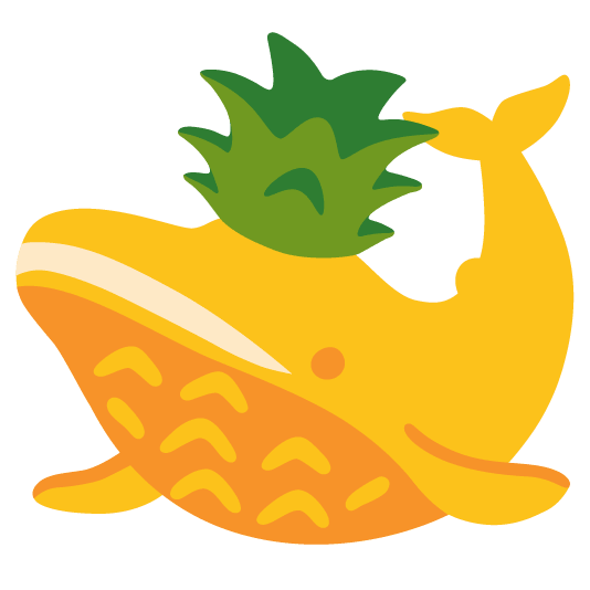 whale pineapple