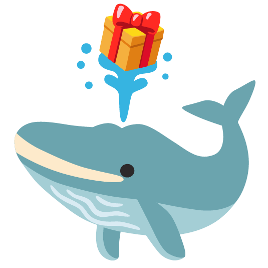 whale gift