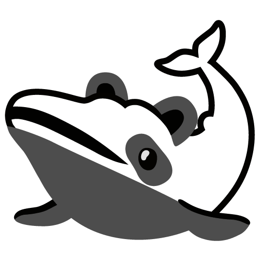 whale panda face
