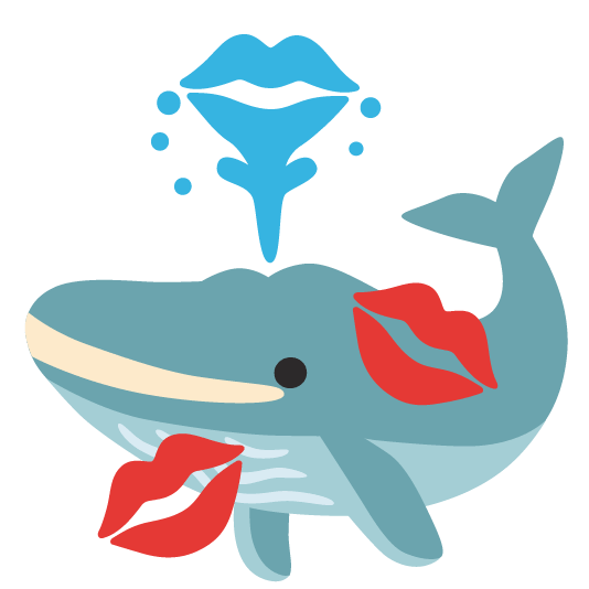 whale kiss