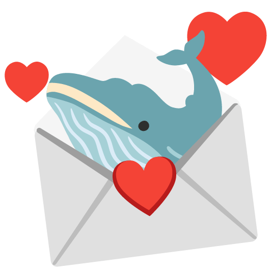 whale love letter