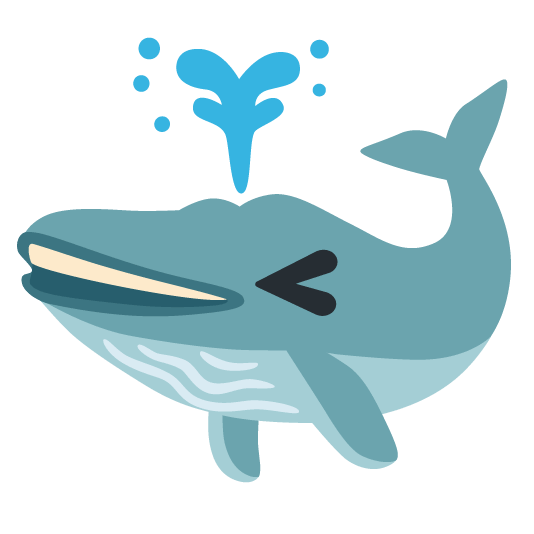 whale laughing
