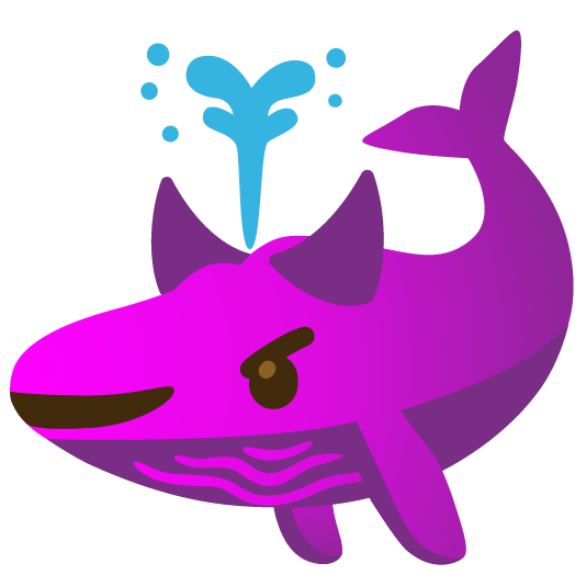 whale smiling imp