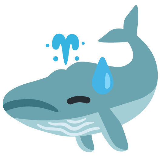 whale sweat