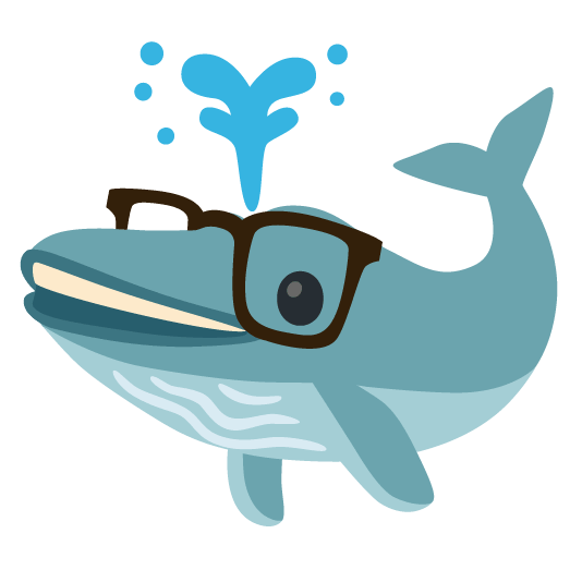 whale nerd face